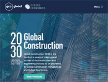 Tablet Screenshot of globalconstruction2030.com
